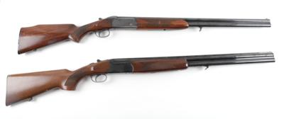 Konvolut Ersatzteilspender - zwei Bockflinten, Valmet, Kal.: 12/70, - Sporting & Vintage Guns