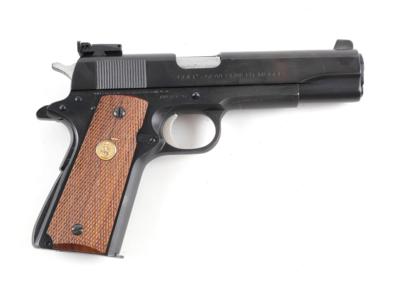 Pistole, Colt, Mod.: Government MK IV/Series'70, Kal.: 9 mm Para, - Jagd-, Sport- und Sammlerwaffen