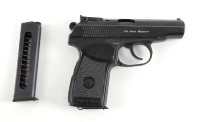 Pistole, IMEZ, Mod.: IJ70-18A ("Makarov-Pistole"), Kal.: 9 mm Makarov, - Armi da caccia, competizione e collezionismo