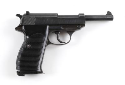 Pistole, Walther - Zella/Mehlis, Mod.: P38 2. Ausführung mit Code 'ac43', Kal.: 9 mm Para, - Jagd-, Sport- und Sammlerwaffen