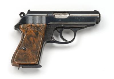 Pistole, Walther - Zella/Mehlis, Mod.: PPK 4. Ausführung (3. Typ einer Sonderbestellung einer Parteiorganisation) - nummerngleich ebenso Magazin, Kal.: 7,65 mm, - Armi da caccia, competizione e collezionismo