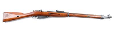 Repetierbüchse, unbekannter Hersteller, Mod.: russisches Infanteriegewehr M1891 System Mosin Nagant - für die finnische Zivilgarde/Heimwehr umgebaut auf M28/30 - 1937, Kal.: 7,62 x 54R, - Jagd-, Sport- und Sammlerwaffen