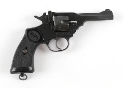 Revolver, Webley  &  Scott Ltd.- Birmingham, Mark IV - israelischer Polizeirevolver, Kal.: .38 S & W, - Jagd-, Sport- und Sammlerwaffen