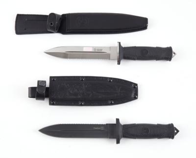 Konvolut aus Kizlyar Combat, beide Messer wurden für die Luftlandeeinheiten entwickelt, - Lovecké, sportovní a sběratelské zbraně