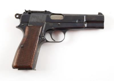 Pistole, FN - Browning, Mod.: 1935 HP mit Tangentenvisier/Wehrmacht - Fertigung Sep. 1940 bis Jänner 1941, Kal.: 9 mm Para, - Armi da caccia, competizione e collezionismo