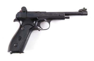 Pistole, Margolin, Kal.: .22 l. r. mit Holzschatulle, - Jagd-, Sport- und Sammlerwaffen