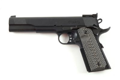 Pistole, STP Sport Target Pistol Pommersberger, Mod.: 1911er Sparta 6.0, Kal.: 9 mm Para, - Jagd-, Sport- und Sammlerwaffen