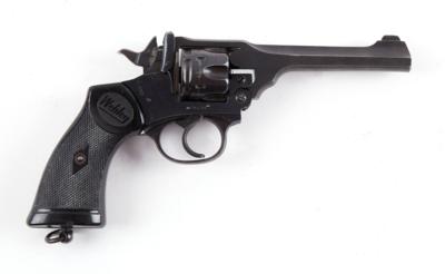 Revolver, Webley  &  Scott Ltd.- Birmingham, Mark IV - War Finish, Kal.: .38 S & W, - Armi da caccia, competizione e collezionismo