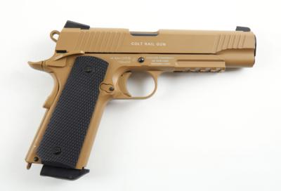 CO2-Pistole, New Colt Holding Corp., Mod.: Colt Rail Gun 1911, Kal.: 4,5 mm, - Armi da caccia, competizione e collezionismo