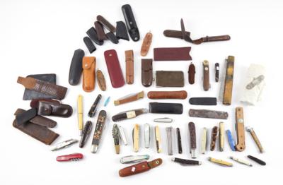 Konvolut aus 33 Taschenmessern, - Sporting & Vintage Guns