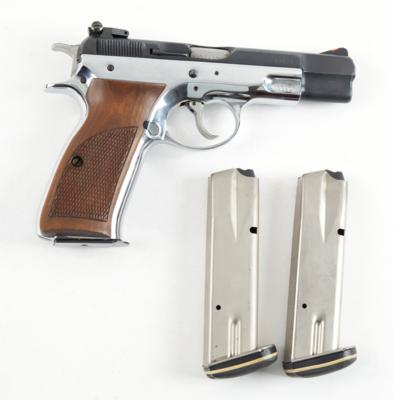 Pistole, CZ, Mod.: 75 Sport bicolor mit zwei Holster, Kal.: 9 mm Para, - Sporting & Vintage Guns