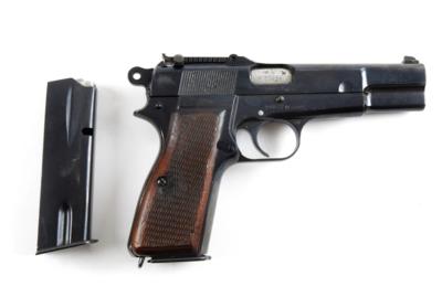 Pistole, FN - Browning, Mod.: 1935 HP mit Tangentenvisier/WaA103, Kal.: 9 mm Para, - Jagd-, Sport-, & Sammlerwaffen