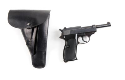 Pistole, Mauser - Oberndorf, Mod.: Walther P38 der französischen Armee, Kal.: 9 mm Para, - Jagd-, Sport-, & Sammlerwaffen