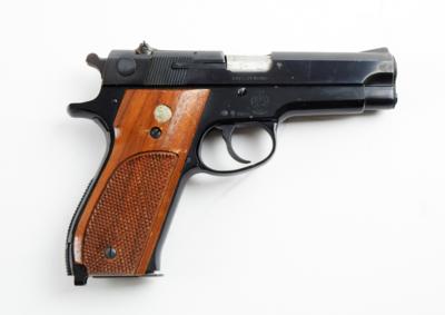 Pistole, Smith  &  Wesson, Mod.: 39-2, Kal.: 9 mm Para, - Armi da caccia, competizione e collezionismo