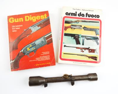 Konvolut aus zwei Fachbüchern und einem ZF, - Sporting & Vintage Guns
