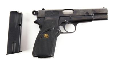 Pistole, FN - Browning, Mod.: 1935 HP - Gendarmerie Niederösterreich, Kal.: 9 mm Para, - Jagd-, Sport-, & Sammlerwaffen