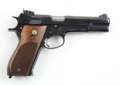 Pistole, Smith  &  Wesson, Mod.: 52, Kal.: .38 Spez., - Jagd-, Sport-, & Sammlerwaffen