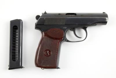 Pistole, unbekannter, sowjetischer Hersteller, Mod.: Makarov, Kal.: 9 mm Makarov, - Armi da caccia, competizione e collezionismo