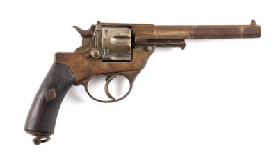 Revolver, Glisenti - Brescia, Mod.: italienischer Armeerevolver M1889A mit Hammerblock ('Pistola a Rotazione mod. 1889'), Kal.: 10,4 mm ital. Ordonanz, - Sporting & Vintage Guns