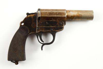 Signalpistole, Walther/Zella-Mehlis, Mod.: Heeresmodell 1934, Kal.: 4, - Jagd-, Sport-, & Sammlerwaffen