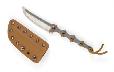 Feststehendes Messer aus Titan, Mummert Knive, taktisches Steakmesser - Yoroi Toshi TSK-YT, - Jagd-, Sport- und Sammlerwaffen