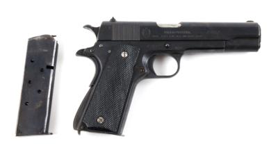 Pistole, D. G. F. M. (F. M. A. P) - Argentinien, Mod.: Pistole der argentinischen Marinepräfektur M1927, Kal.: .45 ACP, - Jagd-, Sport- und Sammlerwaffen