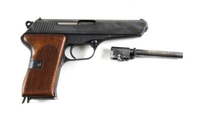 Pistole, CZ, Mod.: 52, Kal.: 7,62 mm Tok. mit Wechsellauf 9 mm Luger, - Lovecké, sportovní a sběratelské zbraně