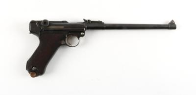 Pistole, DWM, Mod.: 1920 American Eagle Umbau auf Ari, Kal.: 7,65 Para, - Armi da caccia, competizione e collezionismo