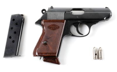 Pistole, Manurhin, Mod.: PPK, Kal.: 7,65 mm, - Jagd-, Sport- und Sammlerwaffen
