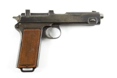 Pistole, Steyr, Mod.: Repetierpistole M.12, Kal.: 9 mm Steyr, - Jagd-, Sport- und Sammlerwaffen