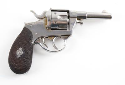 Revolver, F. v. Dreyse - Sömmerda, Mod.: verkleinerter deutscher Reichsrevolver M1883 mit Doppelabzug, Kal.: 9,7 mm, - Jagd-, Sport- und Sammlerwaffen