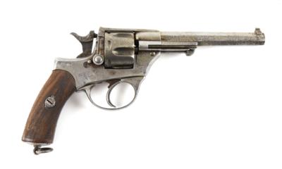 Revolver, Pirlot Freres Liege, Mod.: Nachbau des italienischen Armeerevolvers M1889A mit Hammerblock ('Pistola a Rotazione mod. 1889'), Kal.: 10,4 mm ital. Ordonanz, - Sporting & Vintage Guns