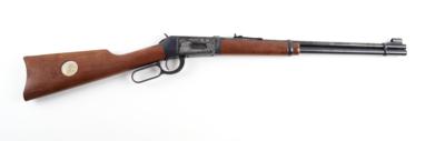 Unterhebelrepetierbüchse, Winchester , Mod.: American Bald Eagle Silver Model Commemorative, Kal.: .375 Win., - Jagd-, Sport- und Sammlerwaffen
