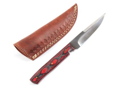 Handgemachtes Messer, Klinge ca. 110 mm, - Jagd-, Sport- und Sammlerwaffen - Für die Herbstjagd