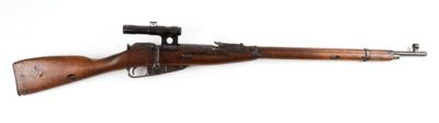 Repetierbüchse, Ishevsk, Mod.: Mosin Nagant 1891/30 mit ZF "PU", Kal.: 7,62 x 54R, - Sporting & Vintage Guns