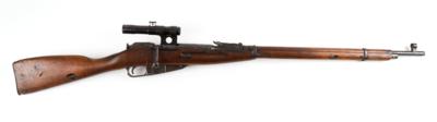 Repetierbüchse, Ishevsk, Mod.: Mosin Nagant 1891/30 mit ZF "PU", Kal.: 7,62 x 54R, - Lovecké, sportovní a sběratelské zbraně