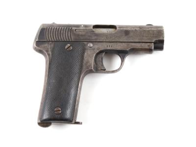 Pistole, unbekannter spanischer Hersteller, Mod.: Typ Ruby - 1915 für die serbische Armee, Kal.: 7,65 mm, - Jagd-, Sport- und Sammlerwaffen