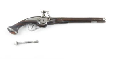 Radschloßpistole, verm. dt. Hersteller, Kal.: 16 mm, - Armi da caccia, competizione e collezionismo
