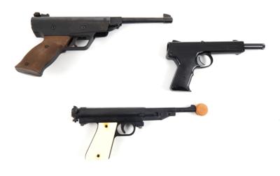 Konvolut aus 3 Luftpistolen, - Sporting & Vintage Guns