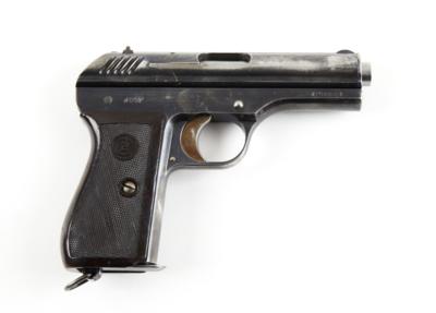 Pistole, CZ, Mod.: 24 mit Lederholster, Kal.: 9 mm kurz, - Armi da caccia, competizione e collezionismo
