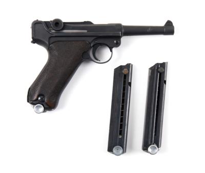 Pistole, DWM, Mod.: P08 - 1916, Kal.: 9 mm Para, - Armi da caccia, competizione e collezionismo