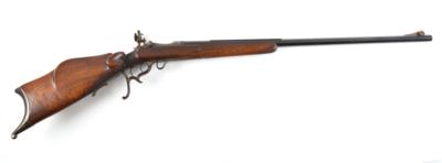 Scheibenbüchse (Feuerstutzen) Hersteller/Carl Goluch - Linz, Kal.: 8 mm (möglicherweise 8,15 x 46R), - Sporting & Vintage Guns