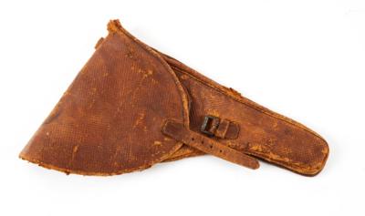 Holster aus rotem Juchtenleder für M. 1870/74, - Armi da caccia, competizione e collezionismo