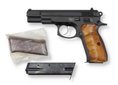 Pistole, CZ, Mod.: 75, Kal.: 9 mm Para, - Jagd-, Sport- und Sammlerwaffen