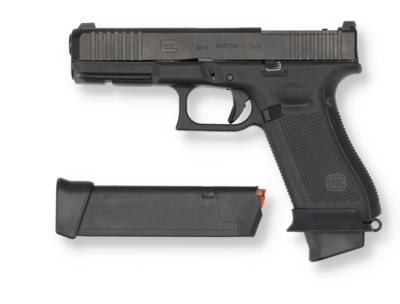 Pistole, Glock, Mod.: 17 Gen. 5 MOS, Kal.: 9 mm Para, - Lovecké, sportovní a sběratelské zbraně