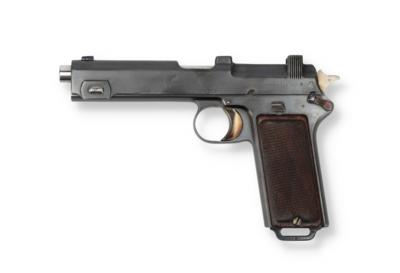 Pistole, Steyr, Mod.: 1912, Kal.: 9 mm Steyr, - Jagd-, Sport- und Sammlerwaffen