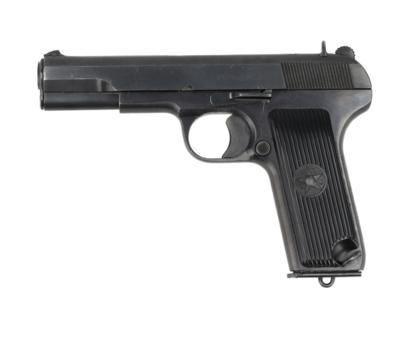 Pistole, Zavodi Crvena Zastava, Modell einer jugoslawische Armeepistole M57 (System Tokarev) TT, Kal.: 7,62 mm Tok., - Lovecké, sportovní a sběratelské zbraně