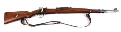 Repetierbüchse, Deutsche Waffen- und Munitionsfabriken Berlin, Mod.: brasilianisches Mauserkarabiner 1935, Kal.: 7 x 57, - Lovecké, sportovní a sběratelské zbraně