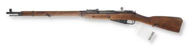 Repetierbüchse, unbekannter Hersteller, Mod.: russisches Infanteriegewehr M1891 System Mosin Nagant - für die finnische Armee umgebaut bei Tikka, Kal.: 7,62 x 54R, - Jagd-, Sport- und Sammlerwaffen