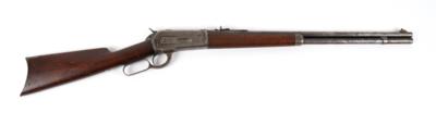 Unterhebelrepetierbüchse, Winchester, Mod.: 1886 Short Rifle - hergestellt 1905, Kal.: .33 W. C. F., - Armi da caccia, competizione e collezionismo